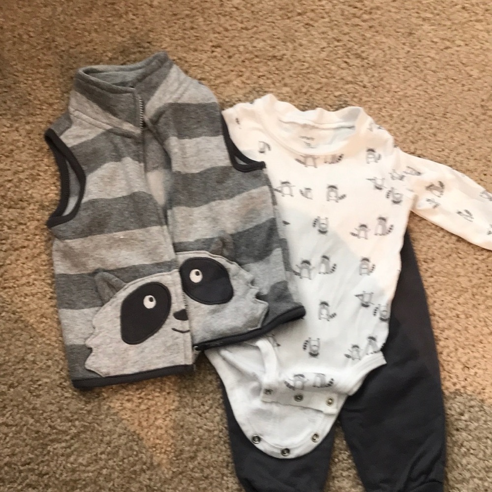 12m shirt, vest, pants Carter’s outfit